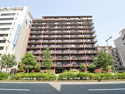 東淀川区中古マンション朝日プラザ新大阪の外観画像